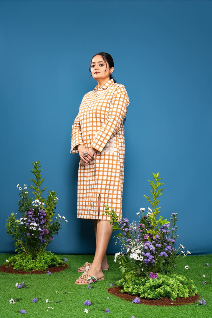 Block breeze Midi dress