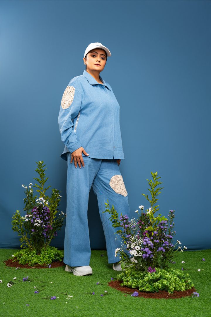 On the go denim shirt