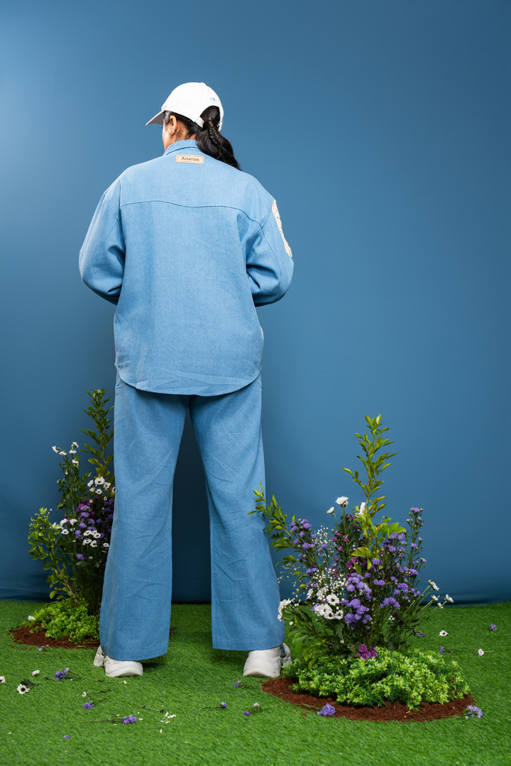On the go denim shirt