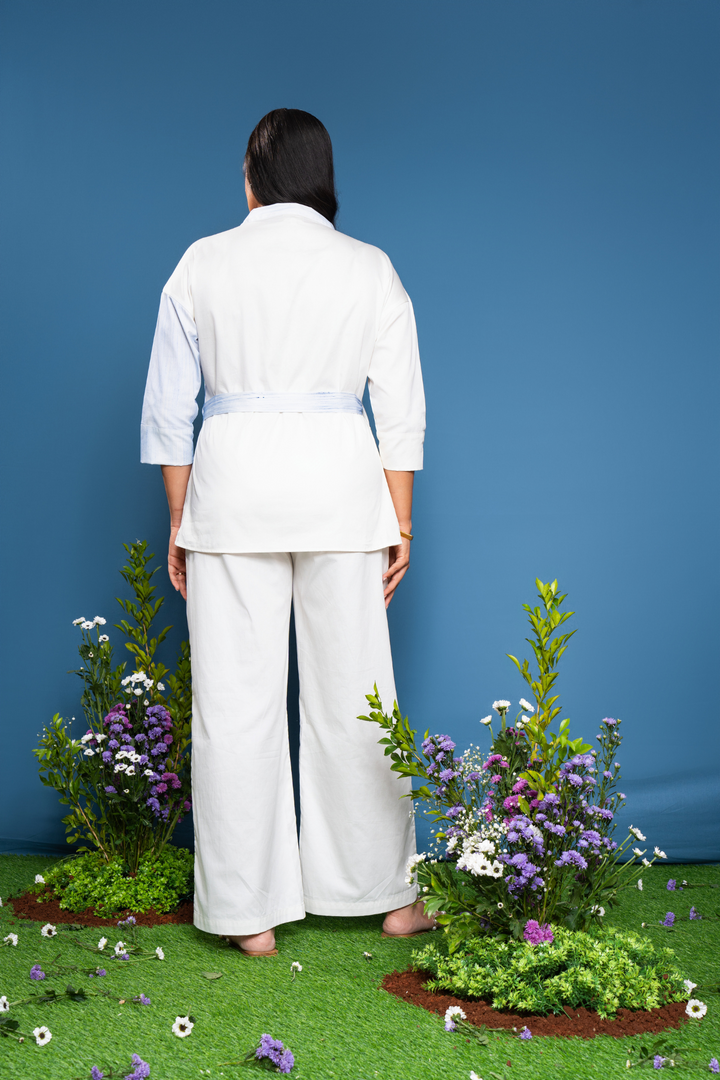 Indigo Wrap coord set