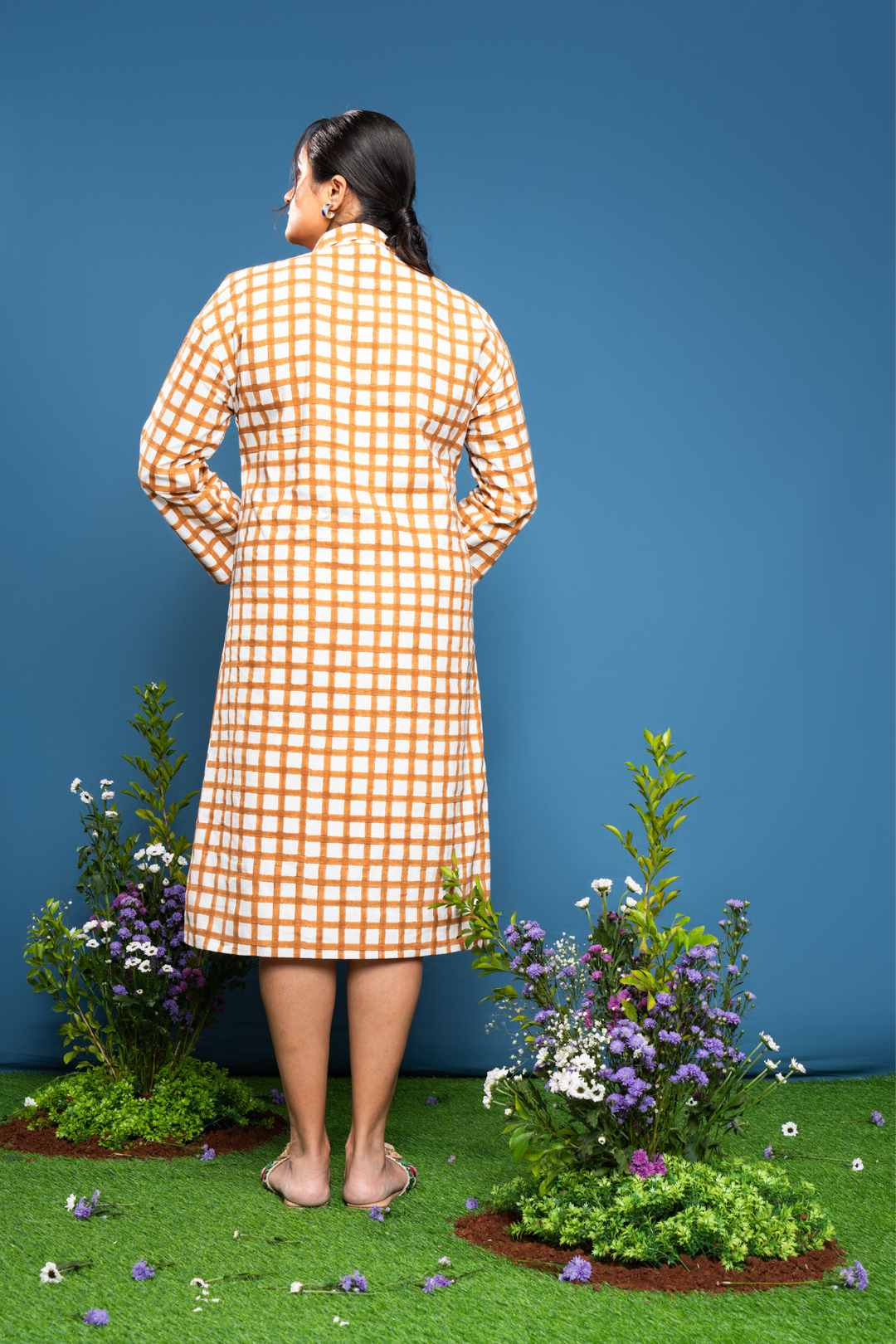 Block breeze Midi dress